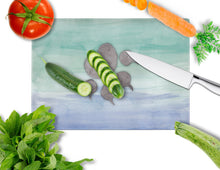 Load image into Gallery viewer, Cat Paw Watercolor Glass Cutting Boards – Durable, Decorative Kitchen Art Large BB7356LCB