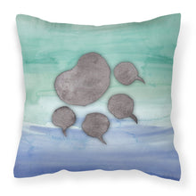 Load image into Gallery viewer, Cat Paw Watercolor Fabric Decorative Pillow BB7356PW1818