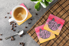 Load image into Gallery viewer, Cat Face Meow Watercolor Foam Coaster  BB7358FC