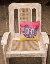 Load image into Gallery viewer, Cat Face Meow Watercolor Fabric Decorative Pillow BB7358PW1818