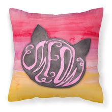 Load image into Gallery viewer, Cat Face Meow Watercolor Fabric Decorative Pillow BB7358PW1818