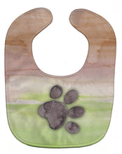 Load image into Gallery viewer, Dog Paw Watercolor Baby Bib BB7359BIB