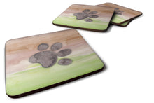 Load image into Gallery viewer, Dog Paw Watercolor Foam Coaster  BB7359FC