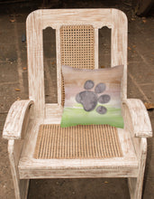 Load image into Gallery viewer, Dog Paw Watercolor Fabric Decorative Pillow BB7359PW1818