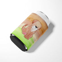 Load image into Gallery viewer, Dog Green and Brown Watercolor Can or Bottle Hugger BB7360CC