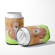Load image into Gallery viewer, Dog Green and Brown Watercolor Can or Bottle Hugger BB7360CC