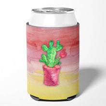 Load image into Gallery viewer, Flowering Cactus Watercolor Can or Bottle Hugger BB7361CC