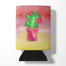 Load image into Gallery viewer, Flowering Cactus Watercolor Can or Bottle Hugger BB7361CC