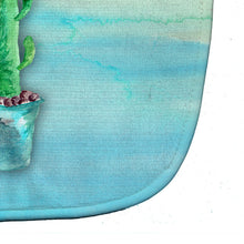 Load image into Gallery viewer, Cactus Teal and Green Watercolor Baby Bib BB7362BIB