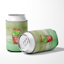 Load image into Gallery viewer, Cactus Green Watercolor Can or Bottle Hugger BB7364CC