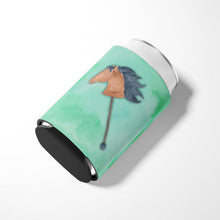 Load image into Gallery viewer, Stick Horse Watercolor Can or Bottle Hugger BB7366CC