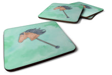 Load image into Gallery viewer, Stick Horse Watercolor Foam Coaster  BB7366FC