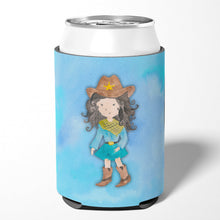 Load image into Gallery viewer, Cowgirl Watercolor Can or Bottle Hugger BB7367CC