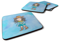 Load image into Gallery viewer, Cowgirl Watercolor Foam Coaster  BB7367FC
