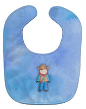 Load image into Gallery viewer, Cowboy Watercolor Baby Bib BB7368BIB
