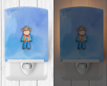 Load image into Gallery viewer, Cowboy Watercolor Ceramic Night Light BB7368CNL