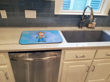 Load image into Gallery viewer, Cowboy Watercolor Dish Drying Mat – Absorbent, Artistic Kitchen Essentials BB7368DDM