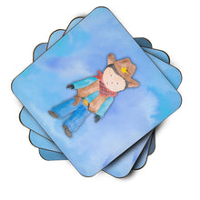 Load image into Gallery viewer, Cowboy Watercolor Foam Coaster  BB7368FC