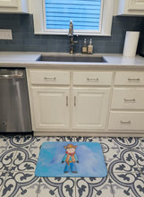 Load image into Gallery viewer, Cowboy Watercolor Machine Washable Memory Foam Mat BB7368RUG