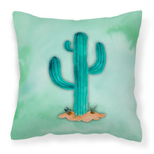 Load image into Gallery viewer, Western Cactus Watercolor Fabric Decorative Pillow BB7369PW1818