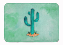 Load image into Gallery viewer, Western Cactus Watercolor Machine Washable Memory Foam Mat BB7369RUG