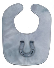 Load image into Gallery viewer, Horseshoe Watercolor Baby Bib BB7370BIB