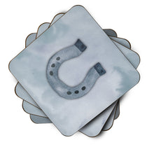 Load image into Gallery viewer, Horseshoe Watercolor Foam Coaster  BB7370FC