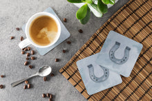 Load image into Gallery viewer, Horseshoe Watercolor Foam Coaster  BB7370FC