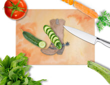 Load image into Gallery viewer, Cowboy Boot Watercolor Glass Cutting Boards – Durable, Decorative Kitchen Art Large BB7371LCB