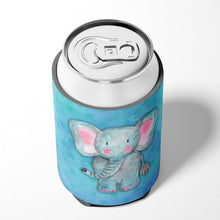 Load image into Gallery viewer, Blue Elepant Watercolor Can or Bottle Hugger BB7372CC