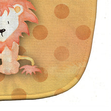 Load image into Gallery viewer, Polkadot Lion Watercolor Baby Bib BB7374BIB