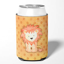 Load image into Gallery viewer, Polkadot Lion Watercolor Can or Bottle Hugger BB7374CC