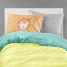Load image into Gallery viewer, Polkadot Lion Watercolor Fabric Standard Pillowcase – Artistic Decorative Front, White Back BB7374PILLOWCASE