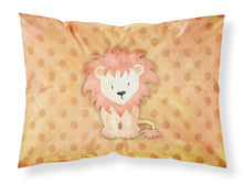 Load image into Gallery viewer, Polkadot Lion Watercolor Fabric Standard Pillowcase – Artistic Decorative Front, White Back BB7374PILLOWCASE