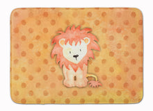 Load image into Gallery viewer, Polkadot Lion Watercolor Machine Washable Memory Foam Mat BB7374RUG