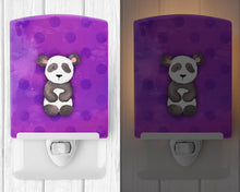 Load image into Gallery viewer, Polkadot Panda Bear Watercolor Ceramic Night Light BB7375CNL