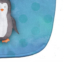Load image into Gallery viewer, Polkadot Penguin Watercolor Baby Bib BB7376BIB