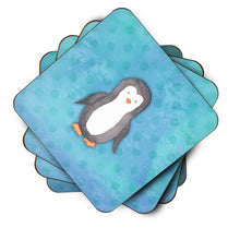 Load image into Gallery viewer, Polkadot Penguin Watercolor Foam Coaster  BB7376FC