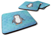 Load image into Gallery viewer, Polkadot Penguin Watercolor Foam Coaster  BB7376FC
