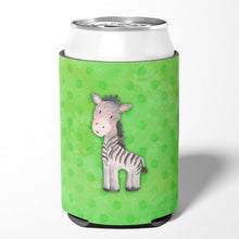 Load image into Gallery viewer, Polkadot Zebra Watercolor Can or Bottle Hugger BB7377CC
