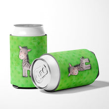 Load image into Gallery viewer, Polkadot Zebra Watercolor Can or Bottle Hugger BB7377CC