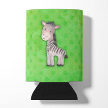 Load image into Gallery viewer, Polkadot Zebra Watercolor Can or Bottle Hugger BB7377CC
