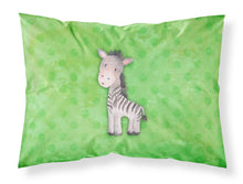 Load image into Gallery viewer, Polkadot Zebra Watercolor Fabric Standard Pillowcase – Artistic Decorative Front, White Back BB7377PILLOWCASE