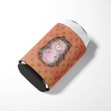 Load image into Gallery viewer, Polkadot Hedgehog Watercolor Can or Bottle Hugger BB7378CC