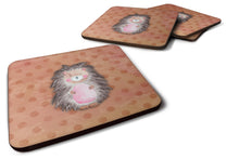 Load image into Gallery viewer, Polkadot Hedgehog Watercolor Foam Coaster  BB7378FC