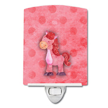 Load image into Gallery viewer, Polkadot Horse Watercolor Ceramic Night Light BB7379CNL