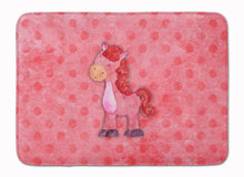 Load image into Gallery viewer, Polkadot Horse Watercolor Machine Washable Memory Foam Mat BB7379RUG