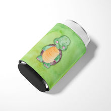 Load image into Gallery viewer, Turtle Watercolor Can or Bottle Hugger BB7382CC