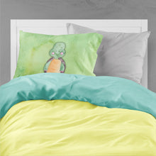 Load image into Gallery viewer, Turtle Watercolor Fabric Standard Pillowcase – Artistic Decorative Front, White Back BB7382PILLOWCASE