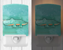 Load image into Gallery viewer, Alligator Watercolor Ceramic Night Light BB7385CNL